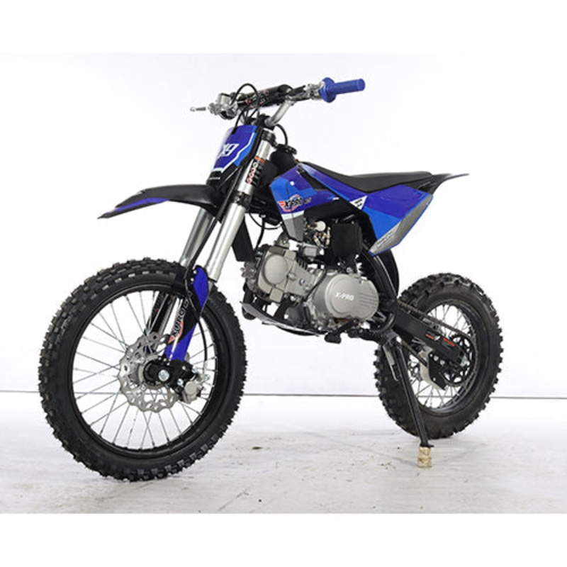 Free Shipping! X-PRO X9 125cc Dirt Bike with 4-Speed Manual Transmission, Kick Start, Big 17″/14″ Tires! Zongshen Brand Engine! Red Factory Package