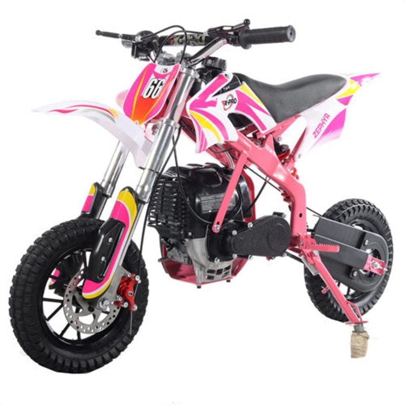Free Shipping! X-PRO Zephyr Mini Dirt Bike, Gas Power 4 Stroke Dirt Bike! 40CC Pit Bike, Pull Start, 10″ Wheels! Green Factory Package