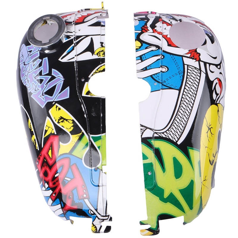 Gas Tank Cover-Black Black