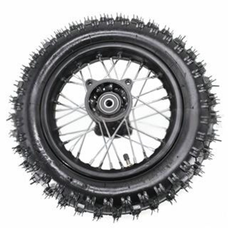 10″ Rear Wheel Assembly 12mm Axle 3.0-10 Tire for 50cc 70cc 90cc 110cc Dirt Bike Pit Bike