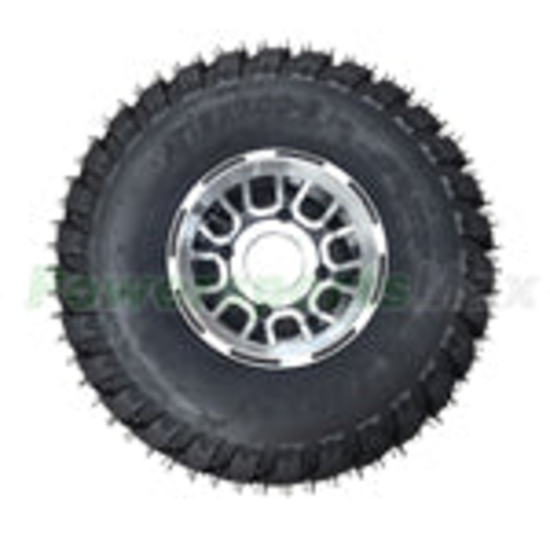 18×7-8 8″ Left Wheel Tire Rim Assembly Aluminum Hub for 125cc ATVs Go Karts, Telee Mini Jeeps Go Karts