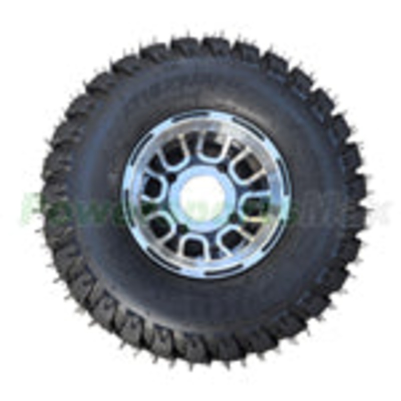 18×7-8 8″ Right Wheel Tire Rim Assembly Aluminum Hub for 125cc ATVs Go Karts, Telee Mini Jeeps Go Karts