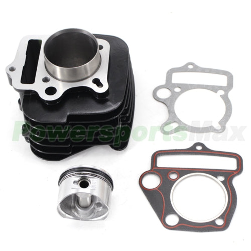 52.4MM Aluminium Cylinder Body Piston Rings Gaskets Kit Set for 125cc Engine ATV Go Kart