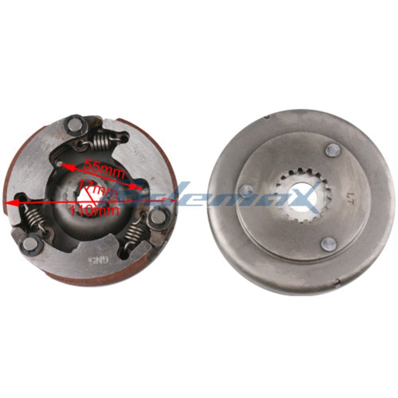 Automatic Clutch for 50cc-125cc ATVs, Dirt Bikes, Go Karts