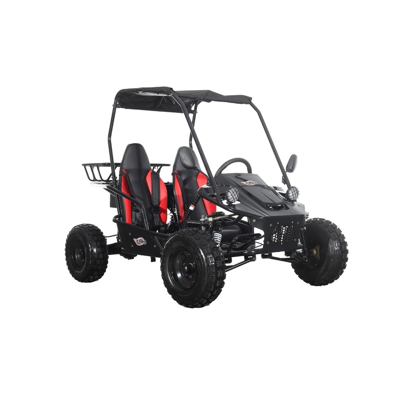 X-PRO E-Rover 2000W 60V Kids Electric Go Kart with Reverse and Rear Disc Brake! Black
